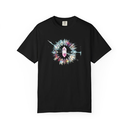 Crystal Energy Unisex T-shirt - Healing Magic Design - Psychonaut Swag