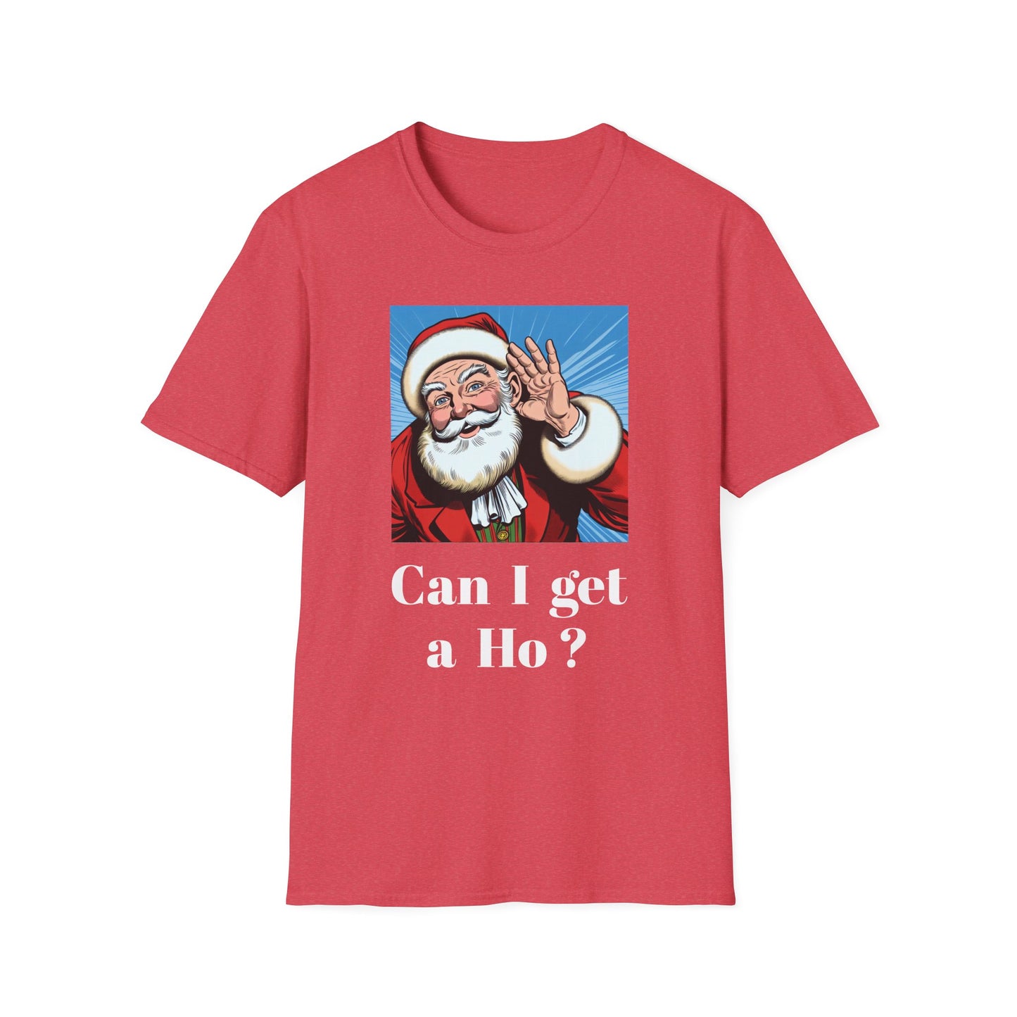 Santa Claus Listening for a Ho, Unisex T-Shirt