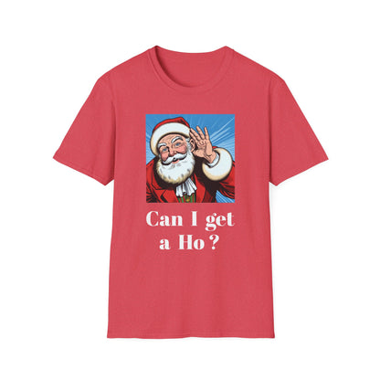Santa Claus Listening for a Ho, Unisex T-Shirt