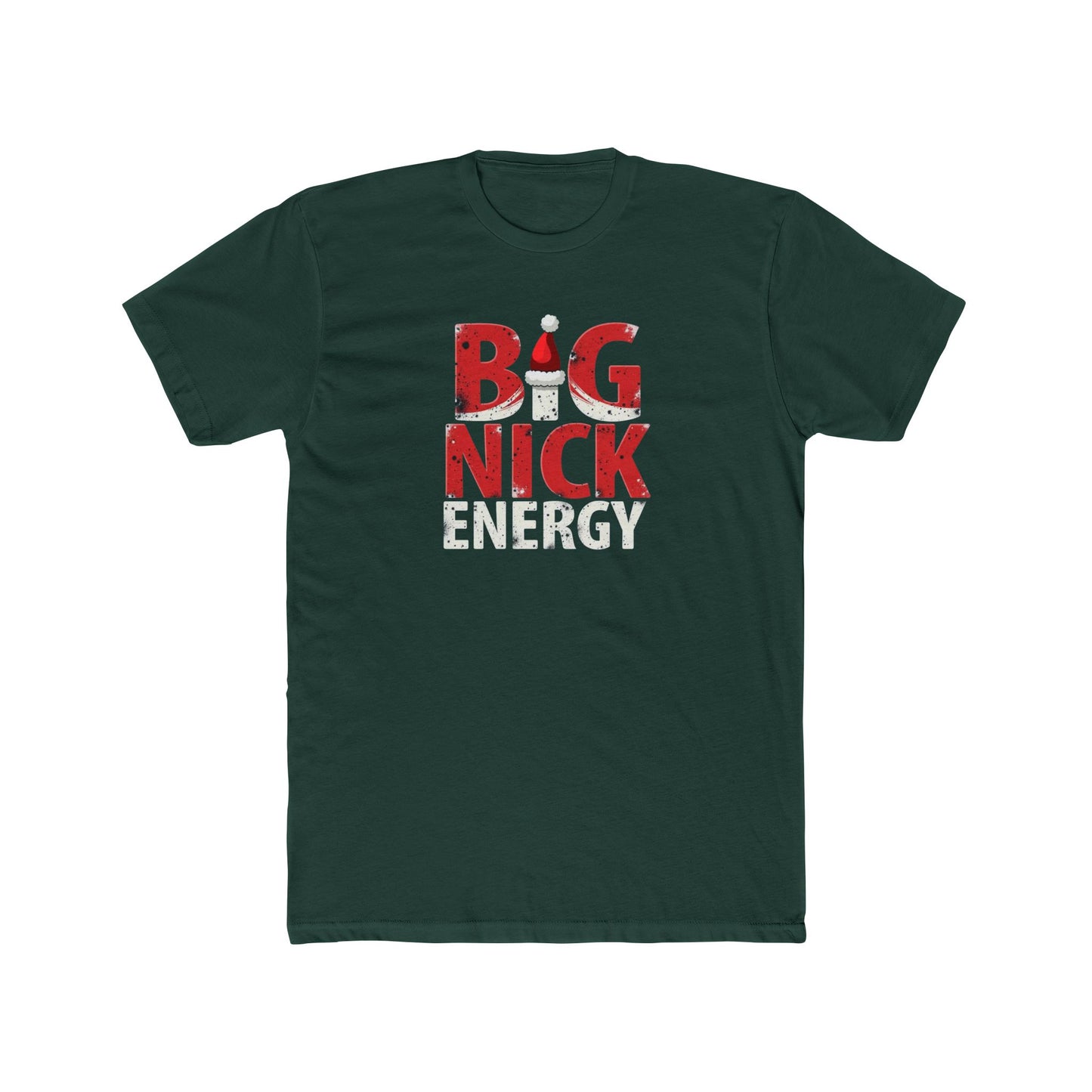 Big Nick Energy T-Shirt — Christmas Santa Hat Holiday Tee