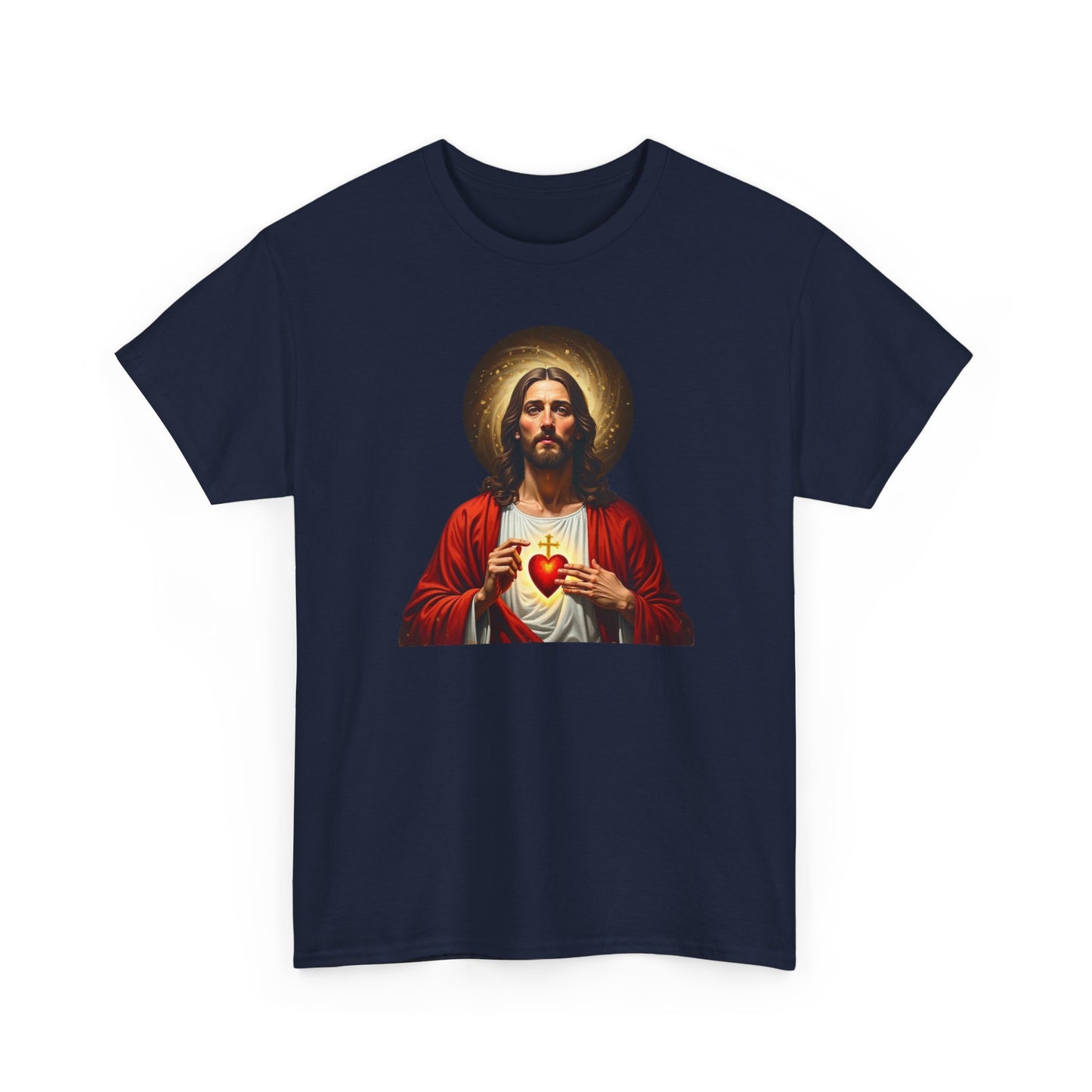 Sacred Heart Jesus T-Shirt — Vintage Religious Christian Tee