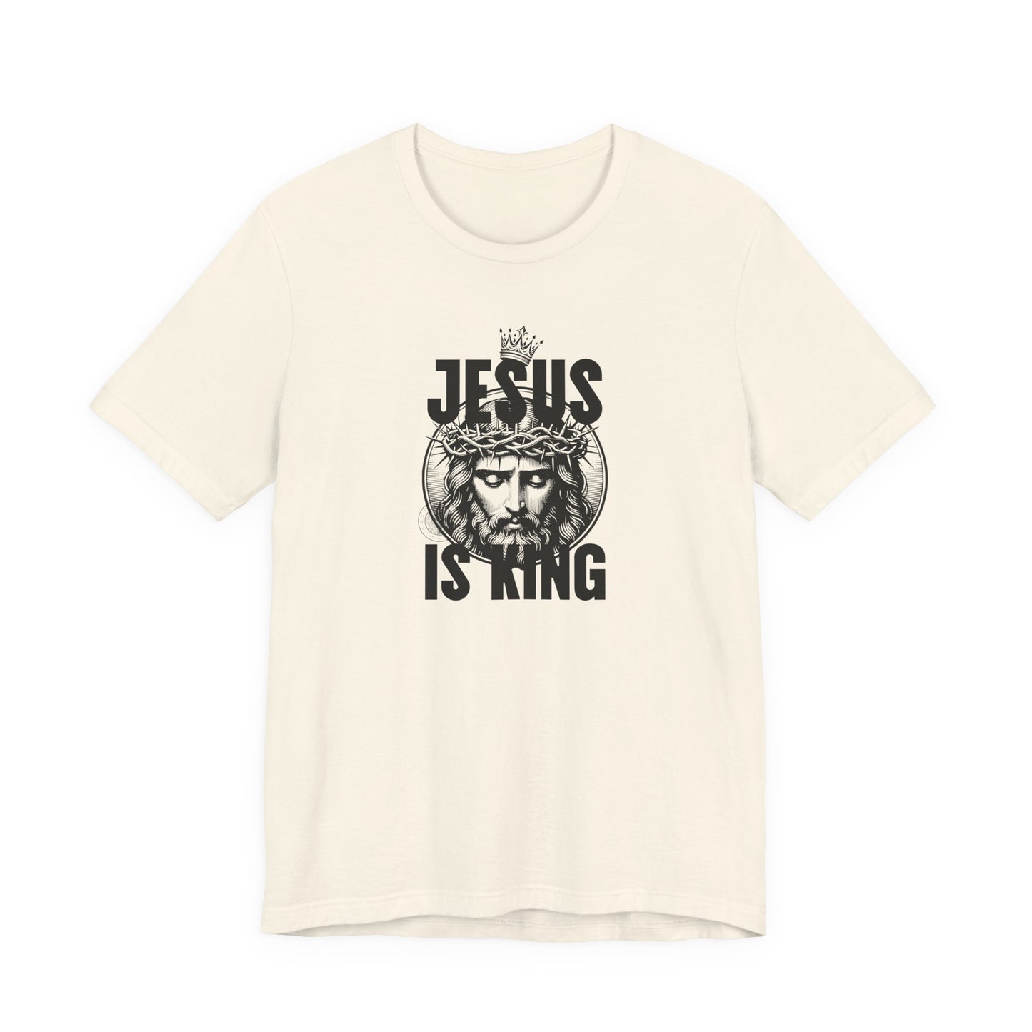 Jesus Is King T-Shirt — Crown of Thorns Christian Tee