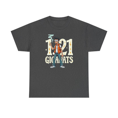 Gigawatts of Power,  Unisex Heavy Cotton Tee, Graphic Shirt, Retro Tee, Casual Wear, Geek Fashion, Fun Gift - Psychonaut Swag