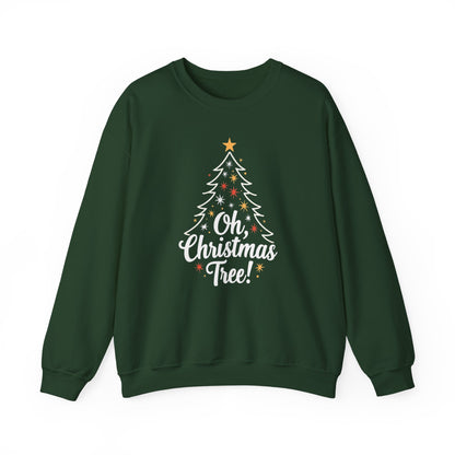 Christmas Tree Sweatshirt – "Oh, Christmas Tree!" Holiday Crewneck