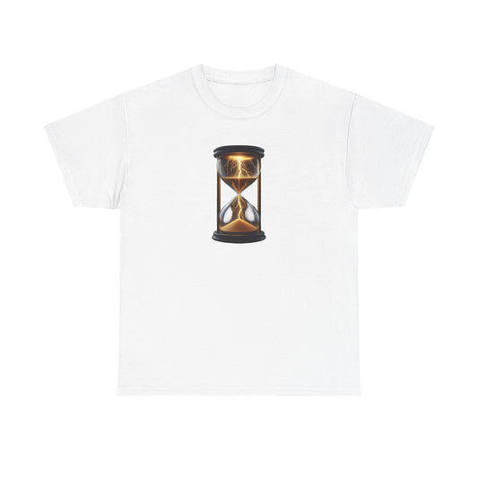 Static Time, Unisex Heavy Cotton Tee - Psychonaut Swag