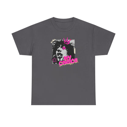 My Choice Graphic Tee — Punk Dog Crown Vintage Streetwear T‑Shirt