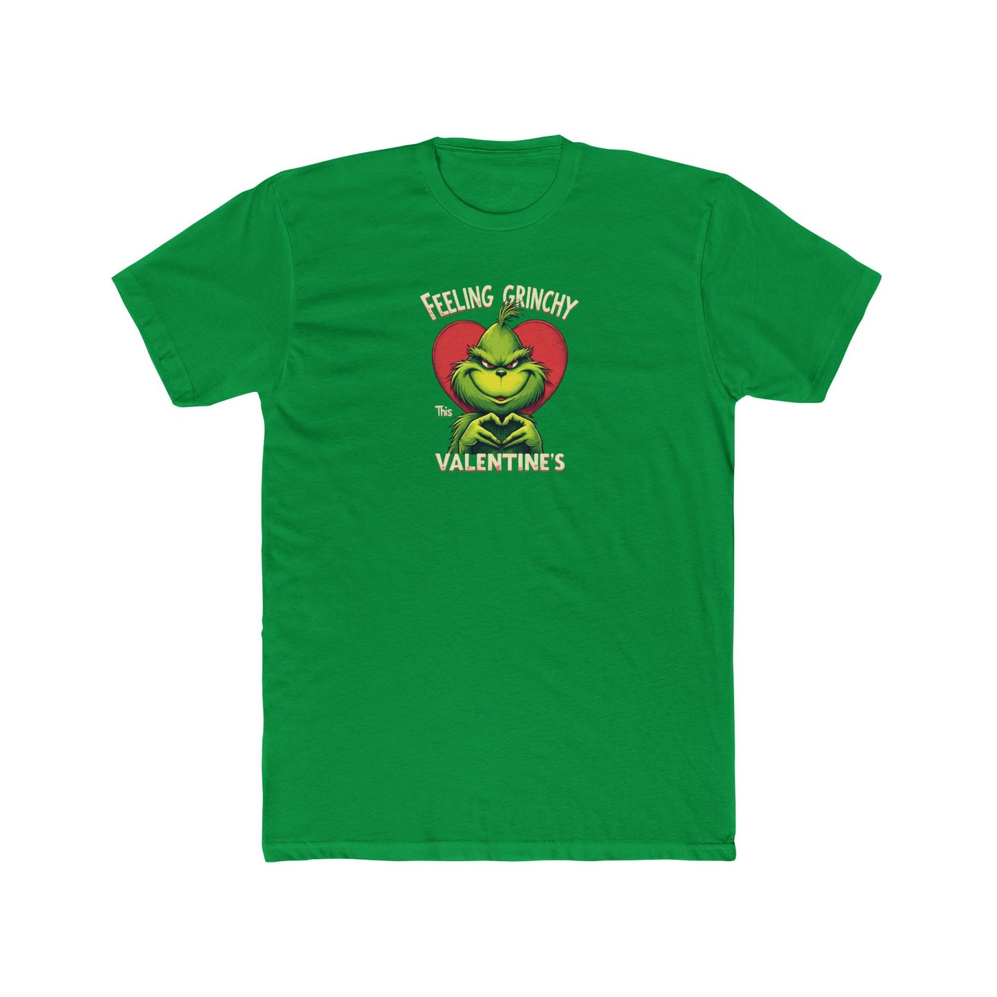Grinch Heart Valentine T‑Shirt — "Feel My Heart" Holiday Tee