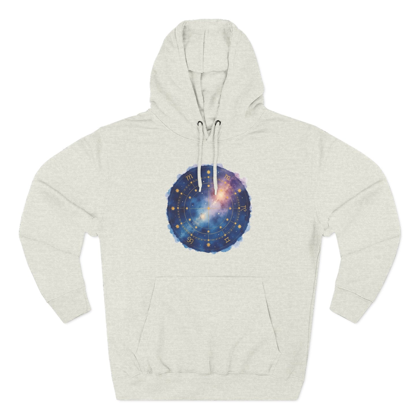 Galaxy Constellation Hoodie — Cosmic Star Map Fleece Pullover