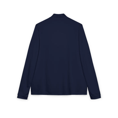 Sports Massage, Embroidered Quarter-Zip Pullover — Adidas Performance Long-Sleeve
