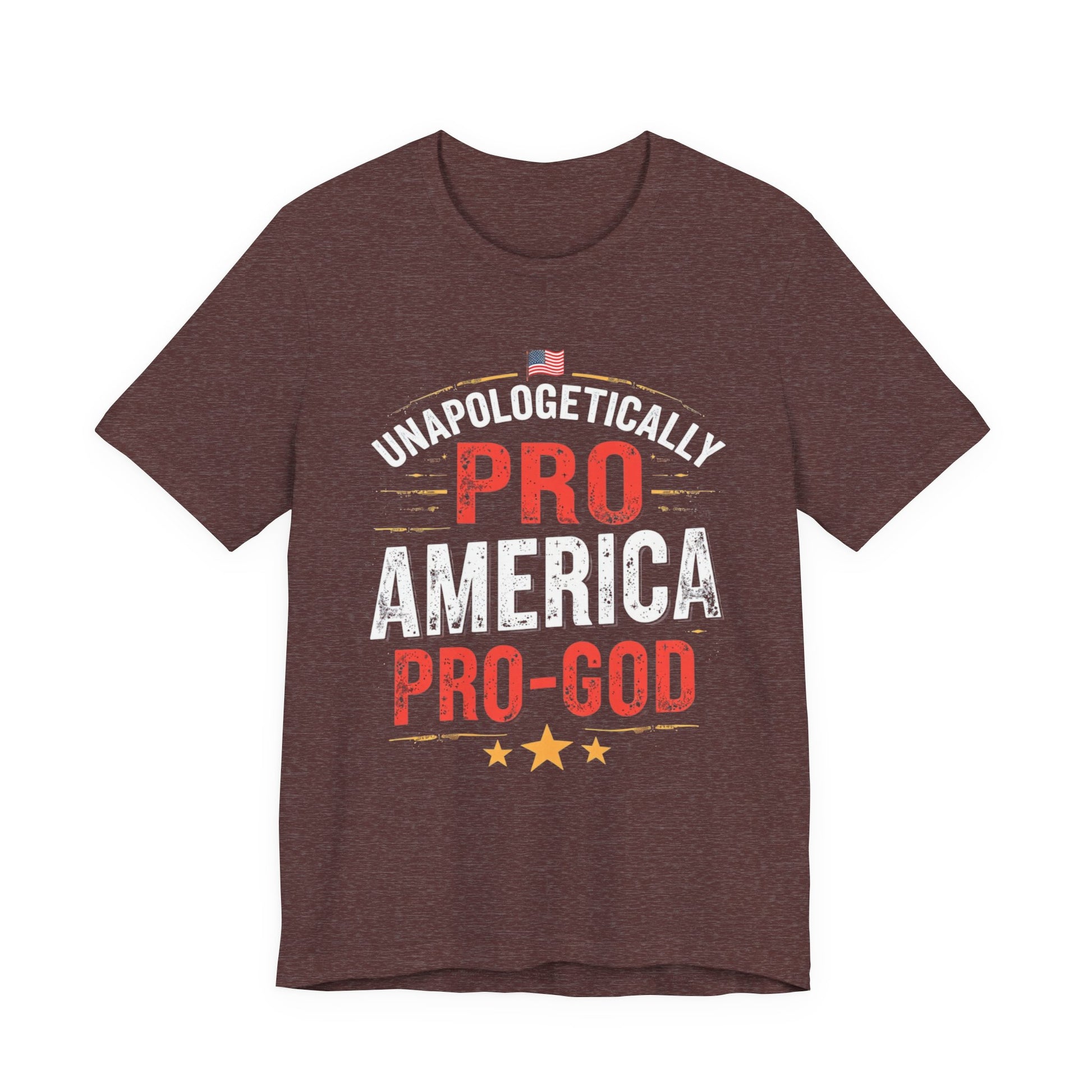 Pro-America Pro-God Tee - Patriotic Jersey T-Shirt - Psychonaut Swag