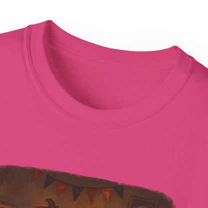 Game Night Tee, Halloween Shirt, Unisex Cotton T-Shirt, Spooky Fun Apparel, Perfect for Gathering and Celebrations