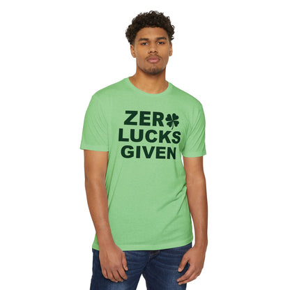 Zero Lucks Given, Unisex CVC Jersey T-shirt