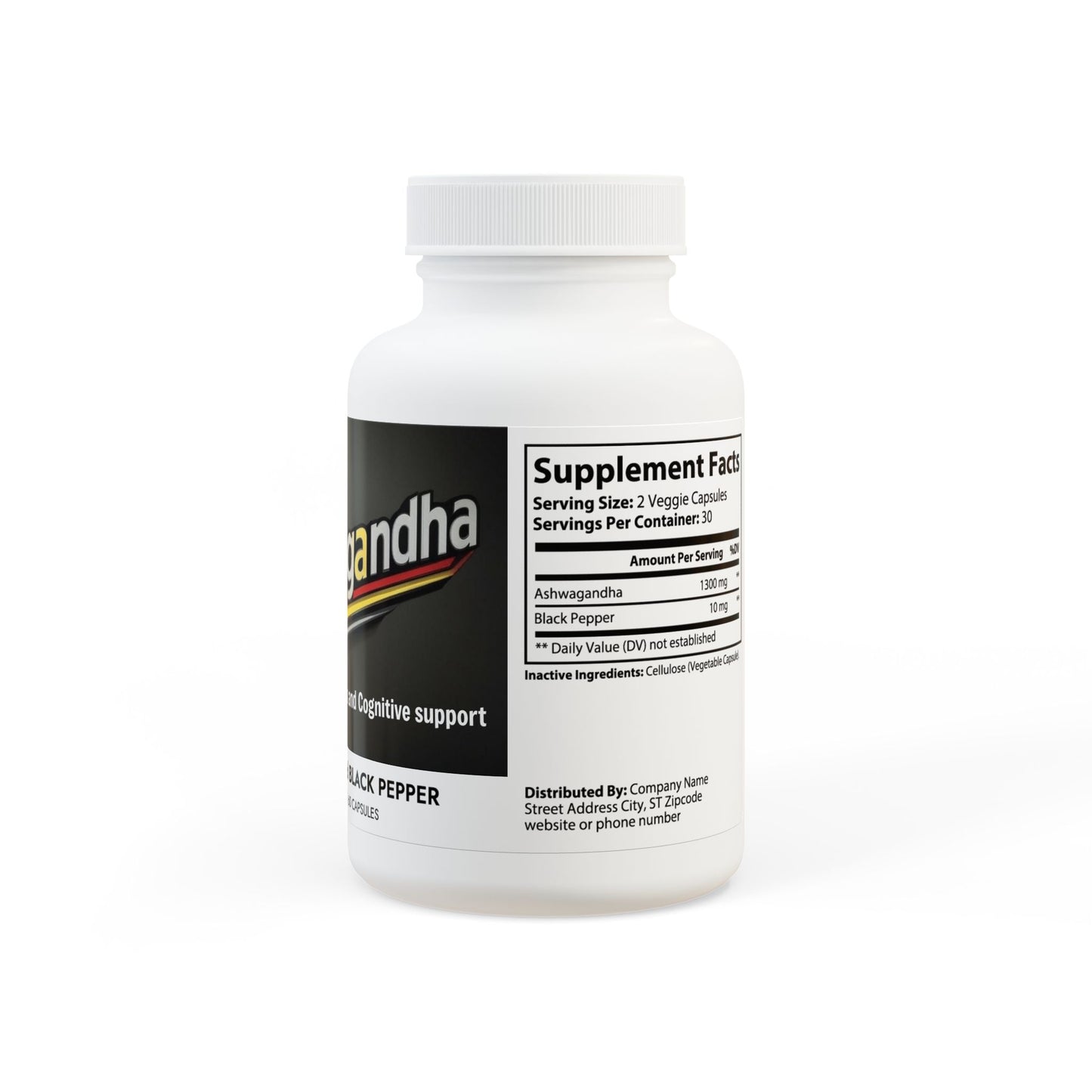 Ashwagandha,and Black Pepper, Sup Bro! supplements