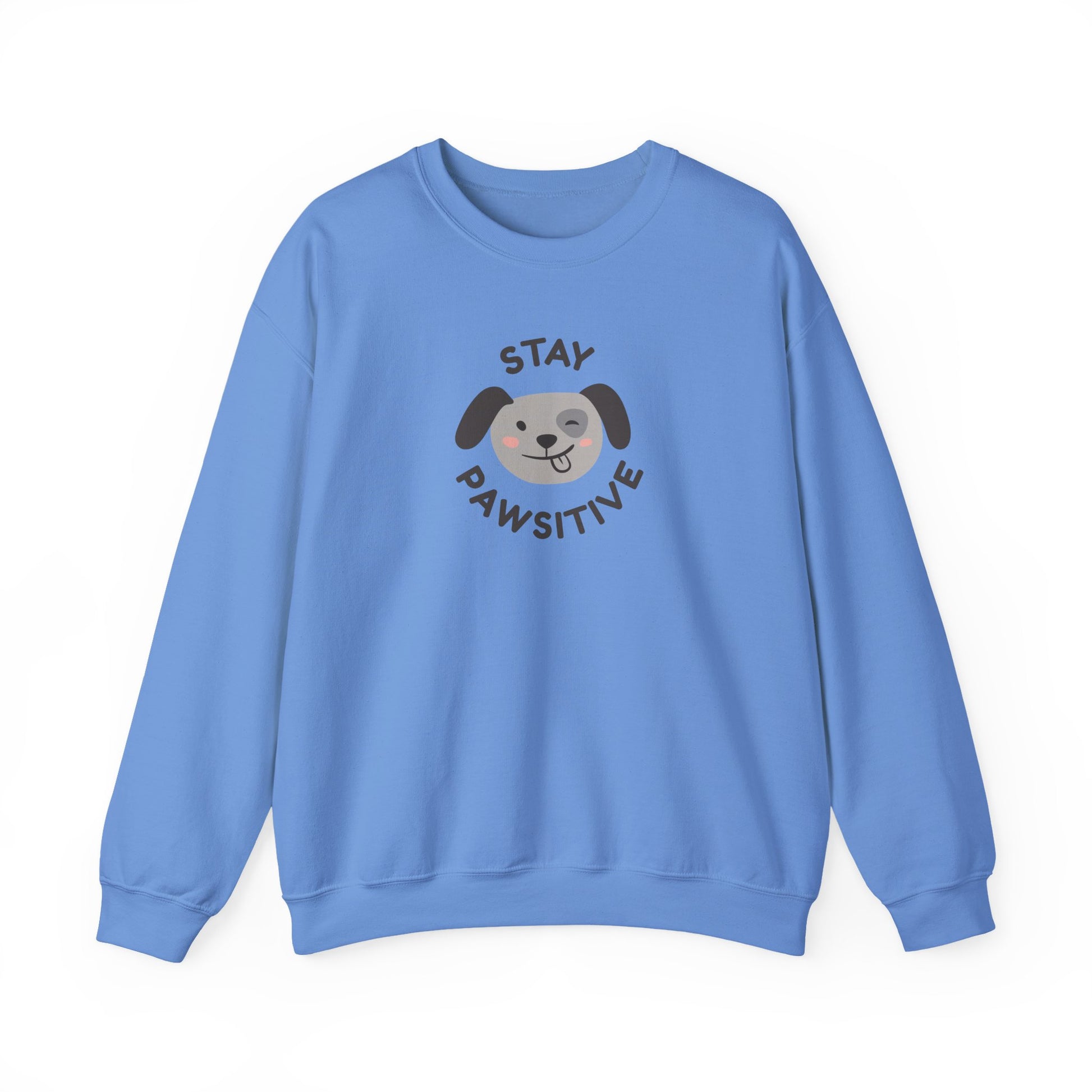 Stay Pawsitive Unisex Heavy Blend™ Crewneck Sweatshirt - Psychonaut Swag