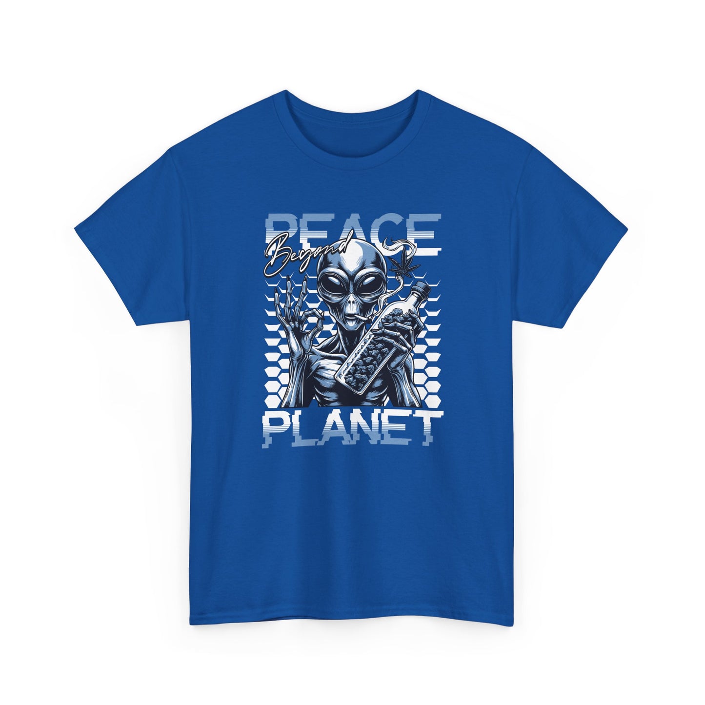 Peace Planet Alien T‑Shirt — Retro Sci‑Fi Graphic Tee