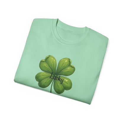 St. Patrick's Day Lucky Four-Leaf Clover Tee