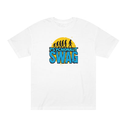 Psycho Swag Unisex Classic Tee - Trendy Graphic T-Shirt for Gamers & Psychonauts, Quirky Gift, Casual Wear, Unique Fashion - Psychonaut Swag