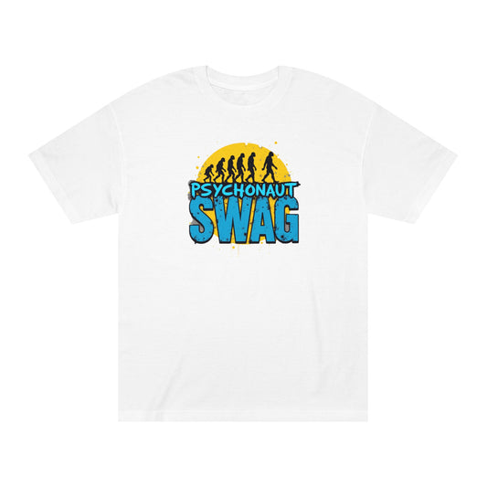Psycho Swag Unisex Classic Tee - Trendy Graphic T-Shirt for Gamers & Psychonauts, Quirky Gift, Casual Wear, Unique Fashion - Psychonaut Swag