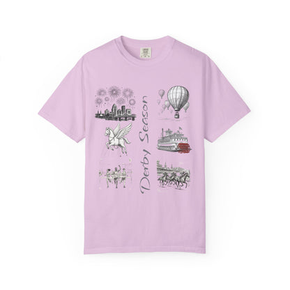 Derby Season T-Shirt — Horse Racing & Balloon Glow Festival Tee