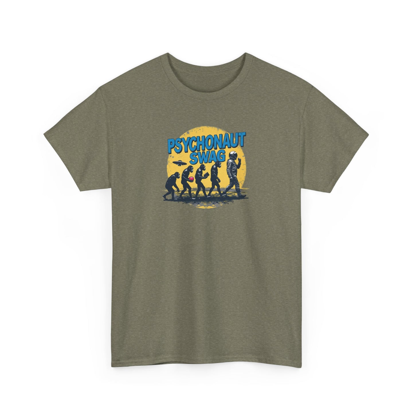 Psychonaut Swag Style Unisex Heavy Cotton Tee, Graphic Tee, Casual Wear, Gift Idea, Summer Fashion, Festival Outfit