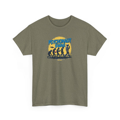 Psychonaut Swag Style Unisex Heavy Cotton Tee, Graphic Tee, Casual Wear, Gift Idea, Summer Fashion, Festival Outfit