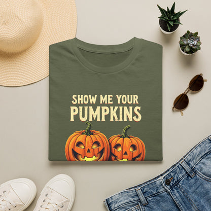 Show Me Your Pumpkins Halloween T-Shirt