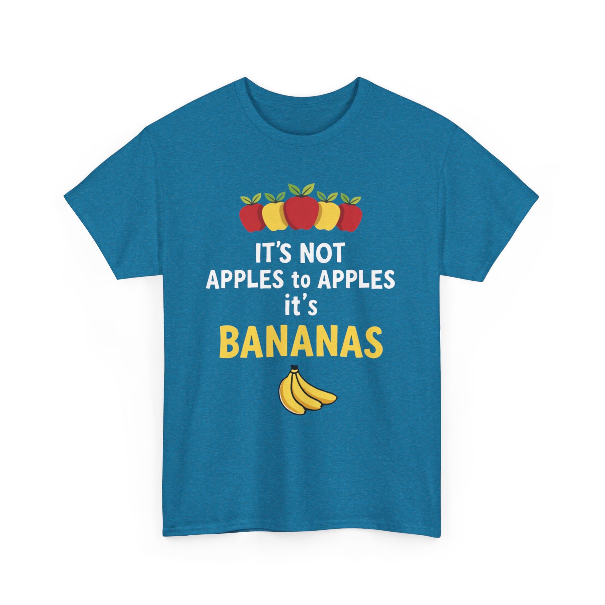 Funny Banana T-Shirt: It's Not Apples to Apples, Cute Graphic Tee for Food Lovers, Gift for Birthdays, Casual Wear, Humor Shirt - Psychonaut Swag