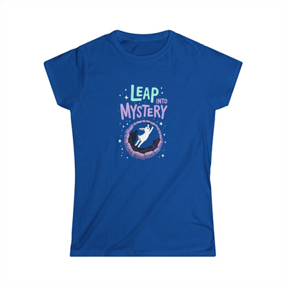 White Rabbit, Rabbit Hole, Women's Mystical Adventure Tee, Graphic T-Shirt for Dreamers, Leap into Mystery, Birthday Gift, Inspirational Art Shirt - Psychonaut Swag