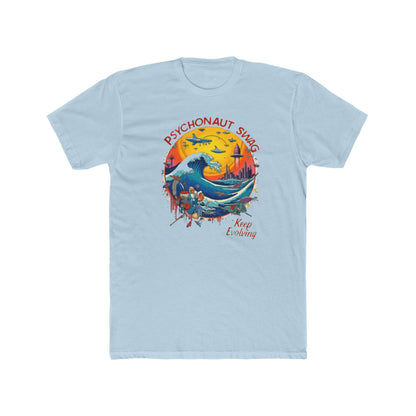 Keep Evolving, Psychonaut Swag  Keep Exploring Unisex Tee | Adventure T-Shirt, Gift for Travelers, Fun Casual Wear, Unique Graphic Shirt, Summer Style