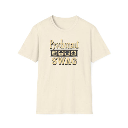 Psychonaut SWAG T-Shirt — Retro Gold Icon Graphic Tee