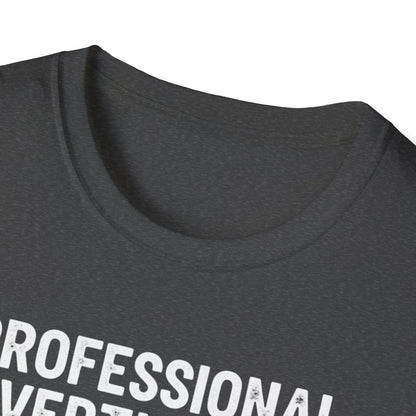 Professional Overthinker T-Shirt — 'Level: Expert' Graphic Tee