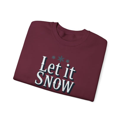 Let It Snow Sweatshirt — Cozy Holiday Crewneck