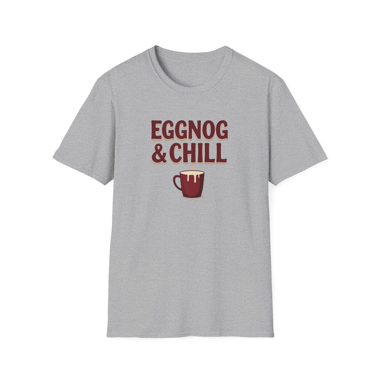 Eggnog and Chill, Unisex Softstyle T-Shirt