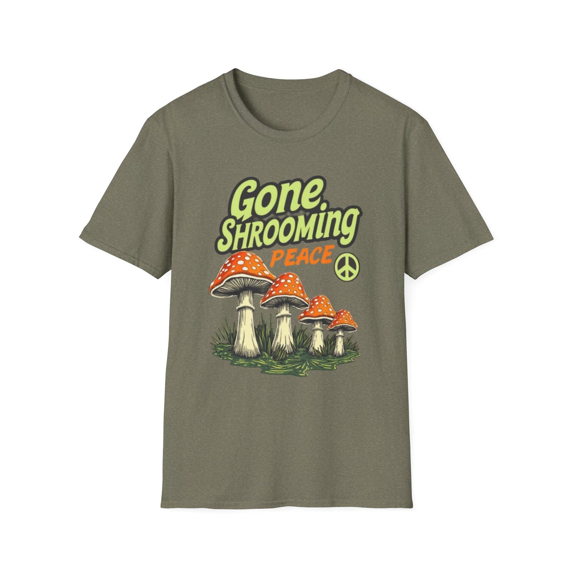 Gone Shrooming Unisex T-Shirt - Funny Mushroom Tee for Nature Lovers, Gift for Hikers, Campers, and Outdoor Enthusiasts - Psychonaut Swag