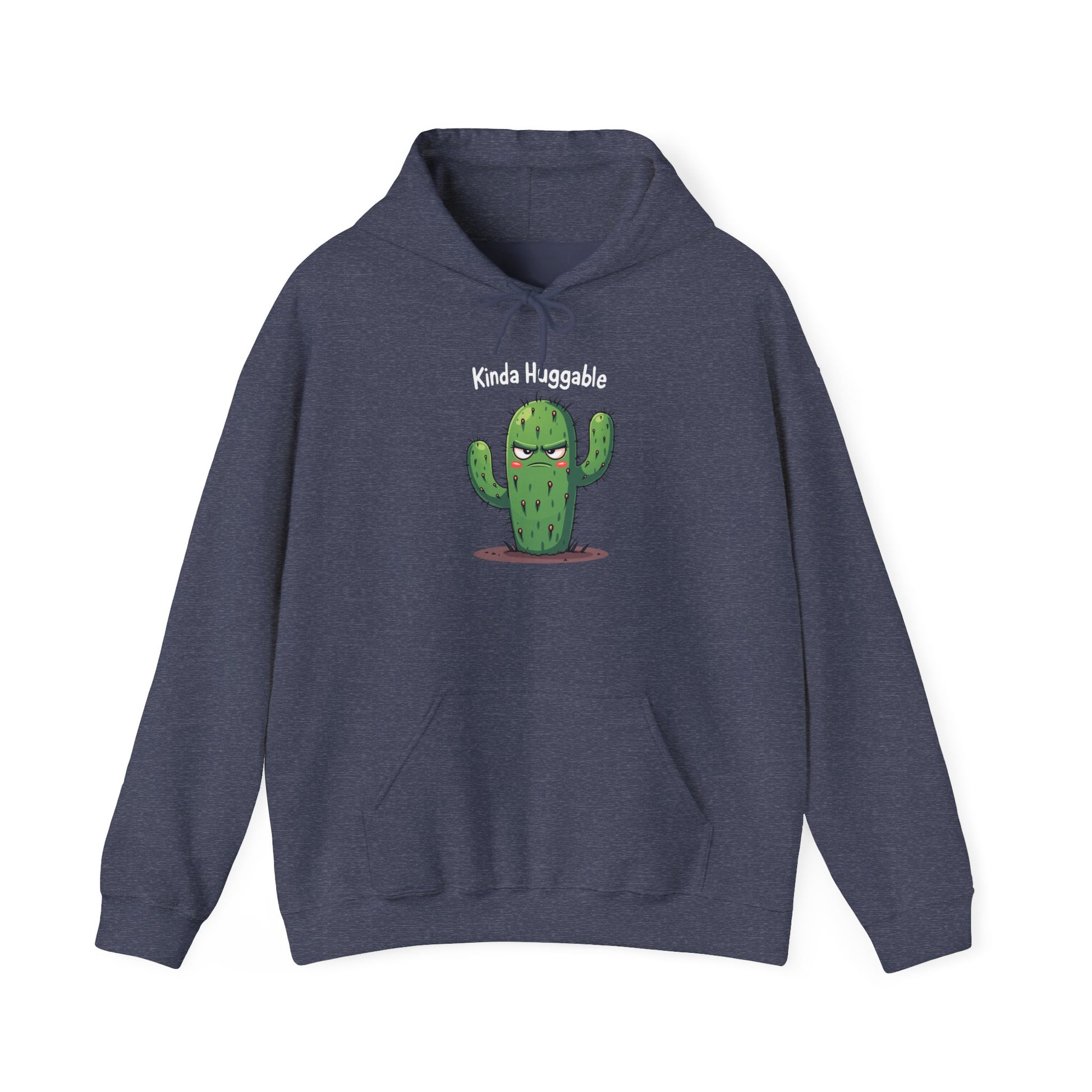 Kinda Huggable, Unisex Heavy Blend Sweatshirt, Comfy Gift, Funny Plant Lover Apparel, Perfect for Casual Outings, Spring Celebration - Psychonaut Swag