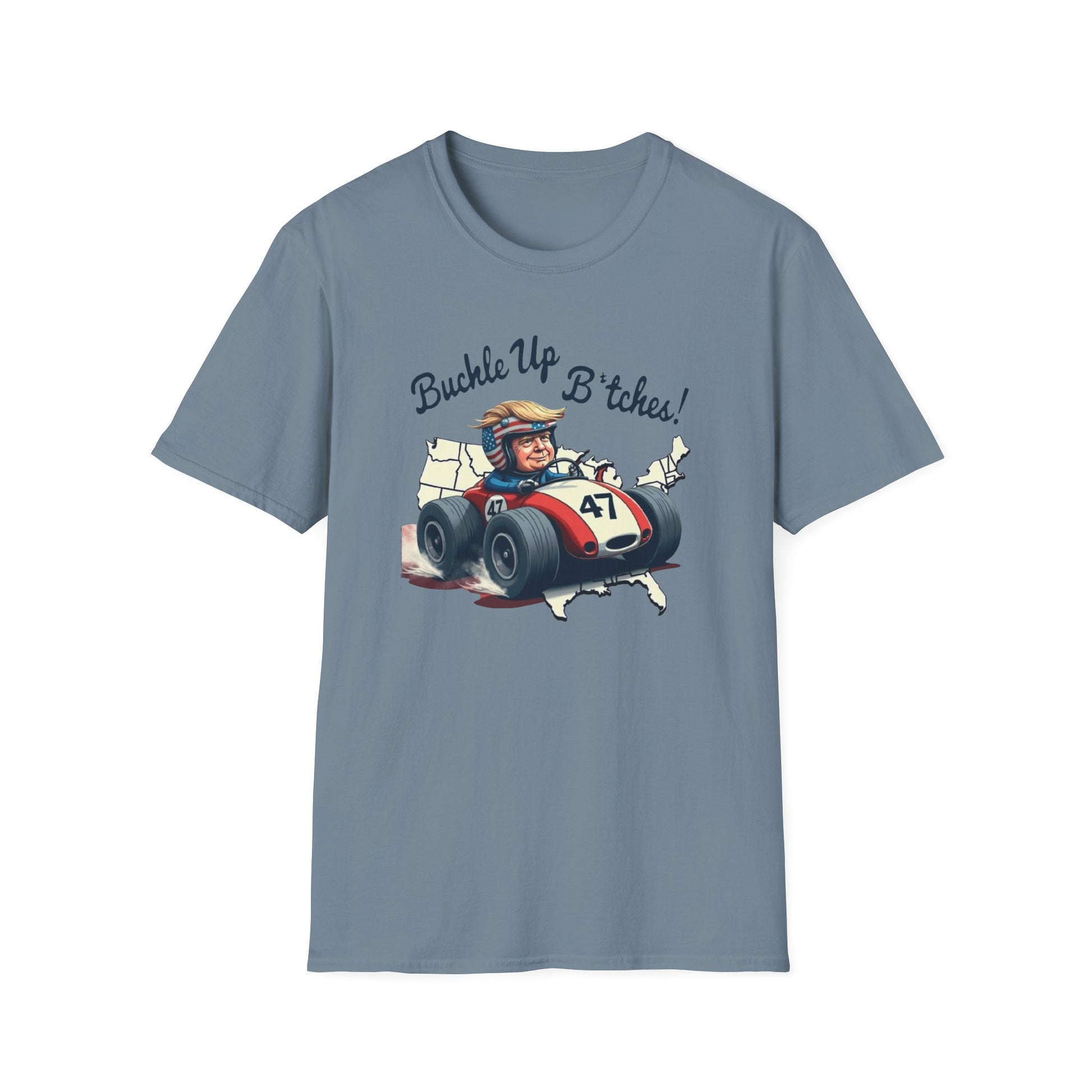 Buckle Up B*tches Unisex T-Shirt, Funny Graphic Tee, Racing Enthusiast Gift, Casual Wear, Birthday Apparel - Psychonaut Swag