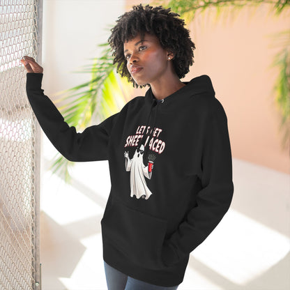 Let's Get Sheet-Faced Hoodie — Funny Ghost Halloween Pullover