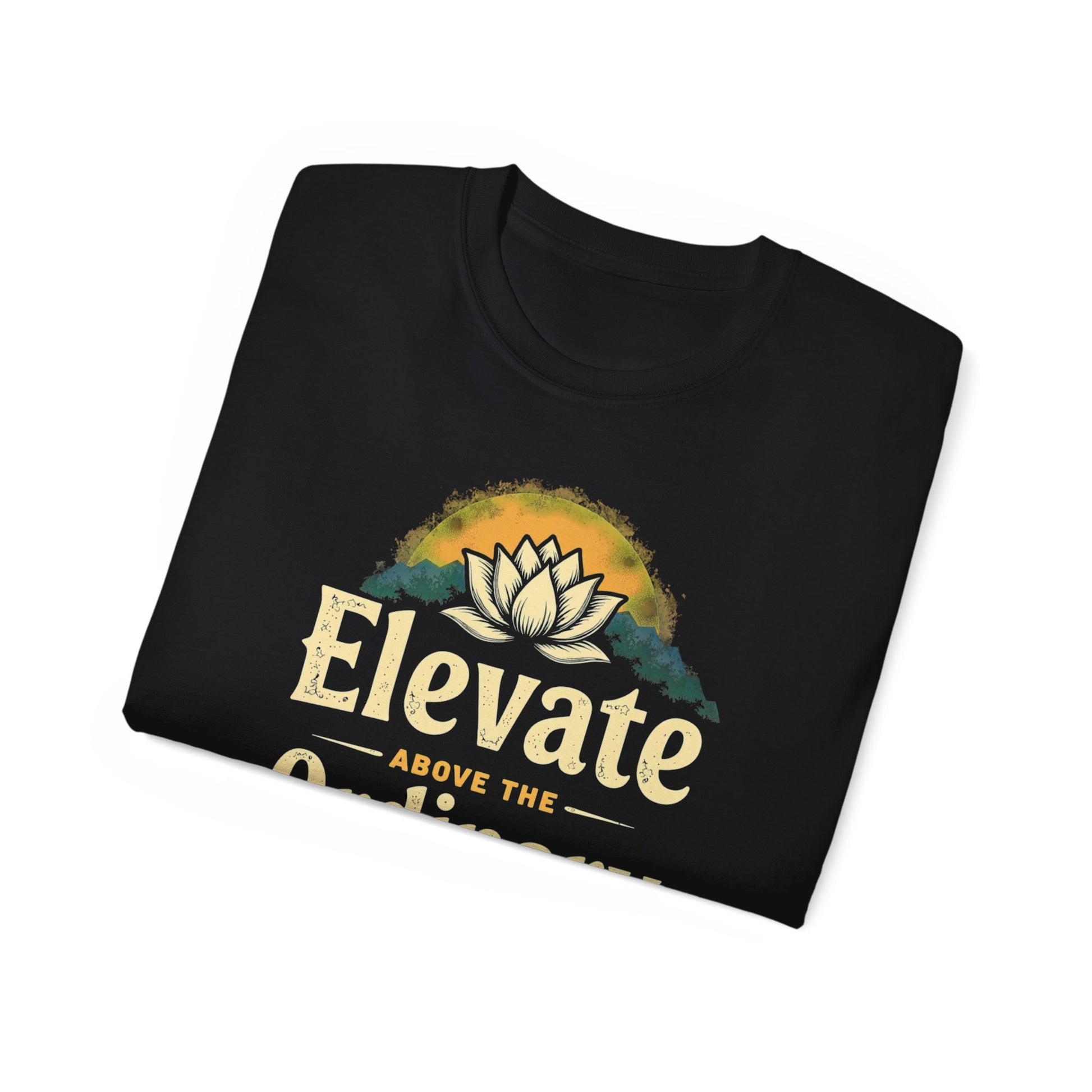 Inspirational Unisex Ultra Cotton Tee - 'Elevate Above the Ordinary' - Psychonaut Swag