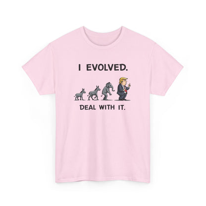 I Evolved, political humor, Funny Unisex T-Shirt, Gift for Dog Lovers, Casual Wear, Statement Shirt - Psychonaut Swag