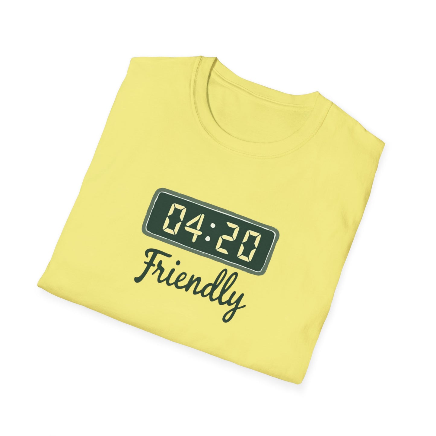 Friendly 4:20 Unisex T-Shirt | Marijuana Enthusiast Tee, Cannabis Gift, 420 Apparel, Stoner Friends Outfit, Chill Vibe Clothing