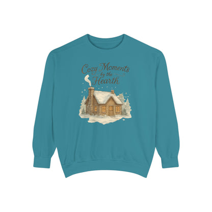 Cozy cabin Unisex Garment-Dyed Sweatshirt