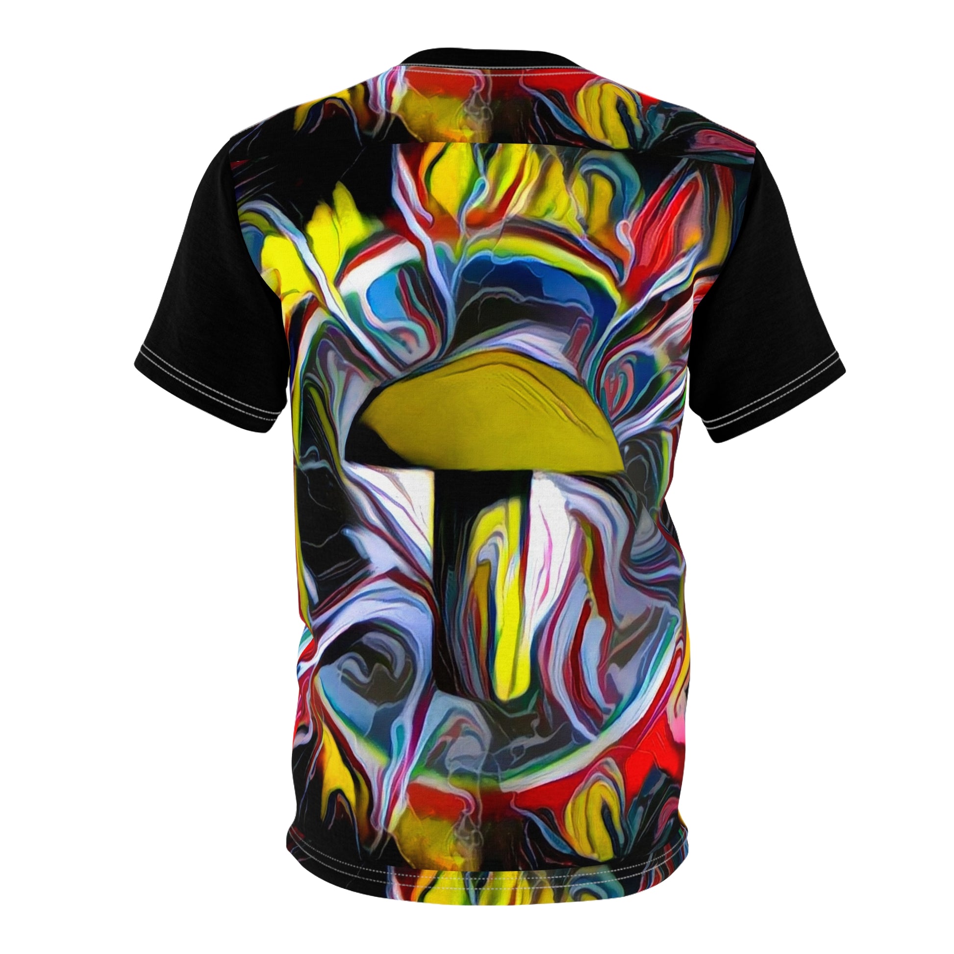 Mega Shroom, Unisex Cut & Sew Tee (AOP) - Psychonaut Swag