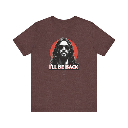 Jesus to return, 80’s retro Rocker T-Shirt, Casual Wear, Movie Quote Shirt, Gift for Fans, Unisex Top