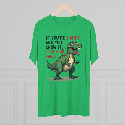 T‑Rex Would If It Could — Funny Dinosaur Crew Tee