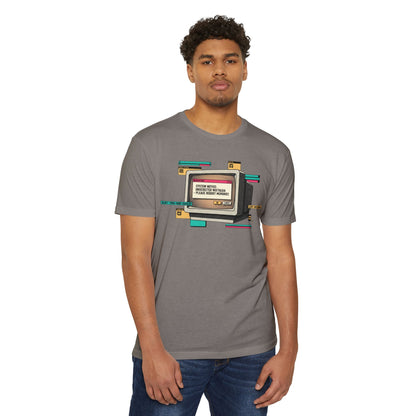 Nostalgic Monitor Reboot Unisex CVC Jersey T-shirt