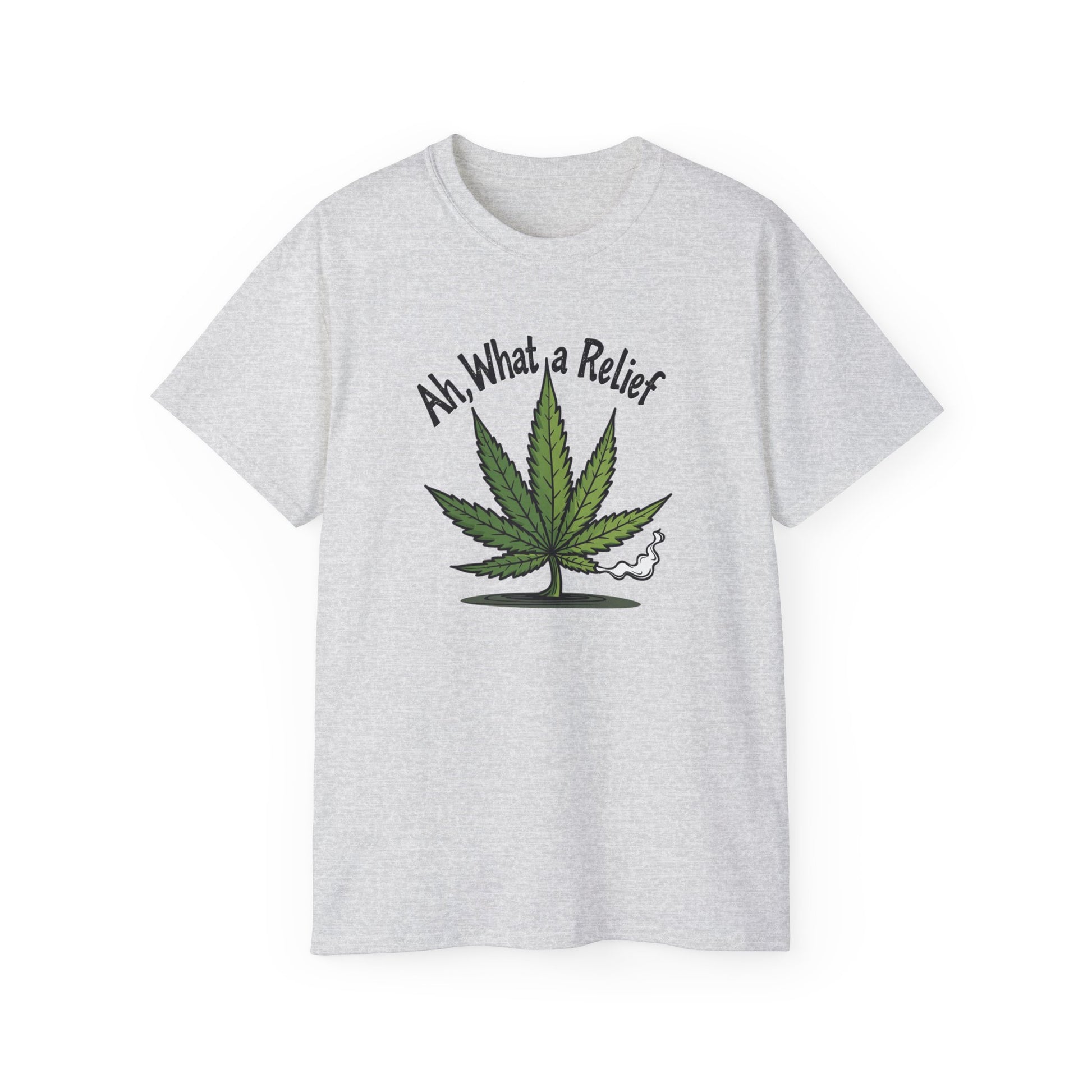 Ah, What a Relief Unisex Ultra Cotton Tee - Perfect for Cannabis Enthusiasts - Psychonaut Swag