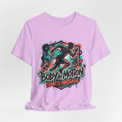 Sports Massage T-Shirt — Athletic Runner Graphic Tee