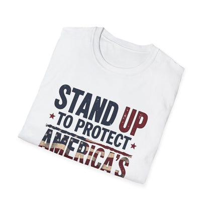 Stand Up to Protect America’s Border T-Shirt