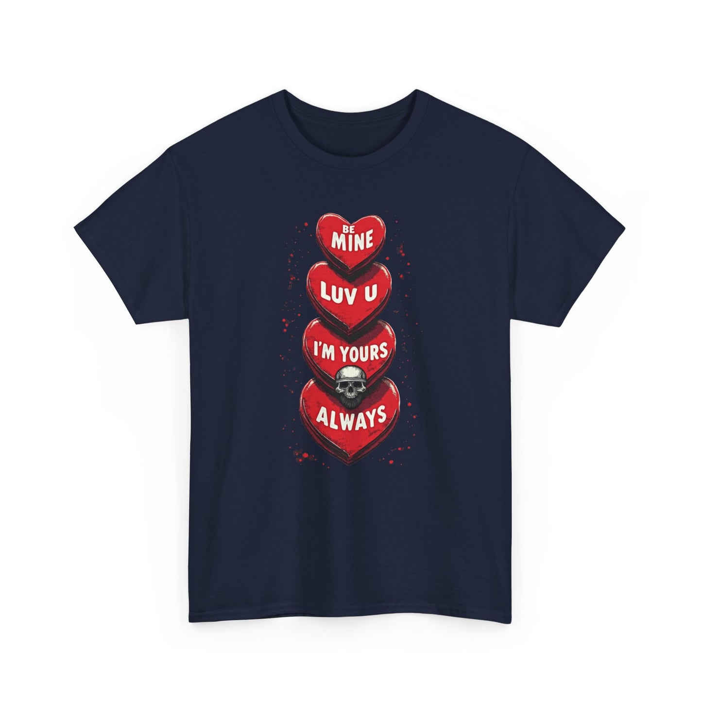 Heart stack,  Heavy Cotton Tee
