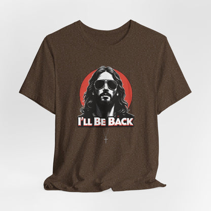 Jesus to return, 80’s retro Rocker T-Shirt, Casual Wear, Movie Quote Shirt, Gift for Fans, Unisex Top